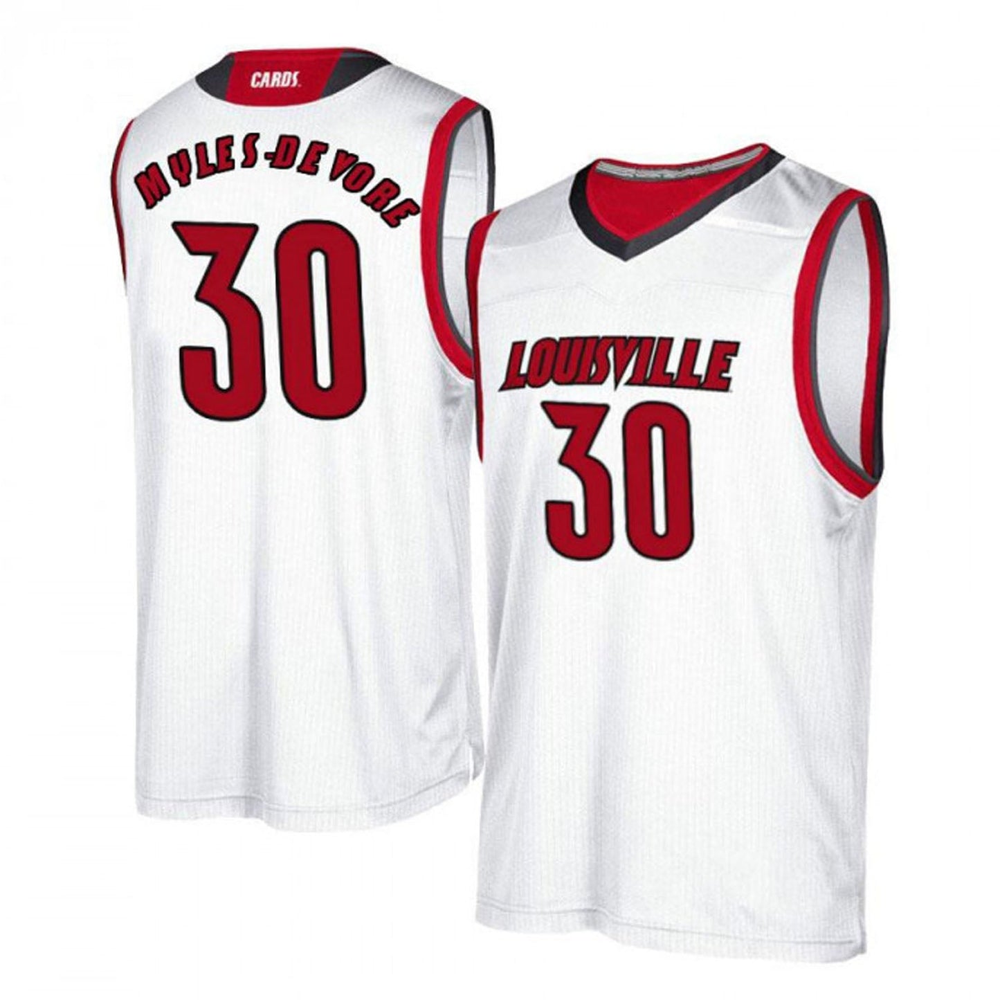 Ashton Myles-Devore Louisville Cardinals 30 Jersey