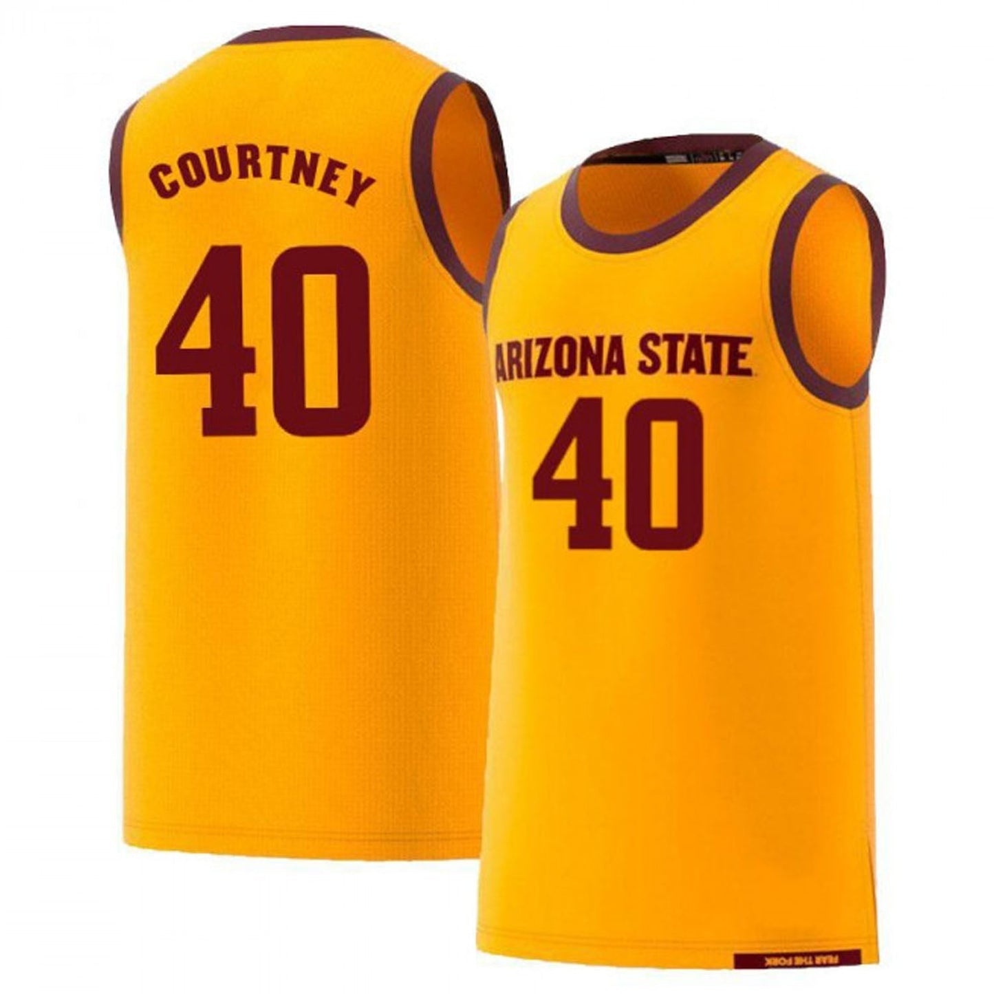 NCAAB Chase Courtney Arizona State Sun Devils 40 Jersey