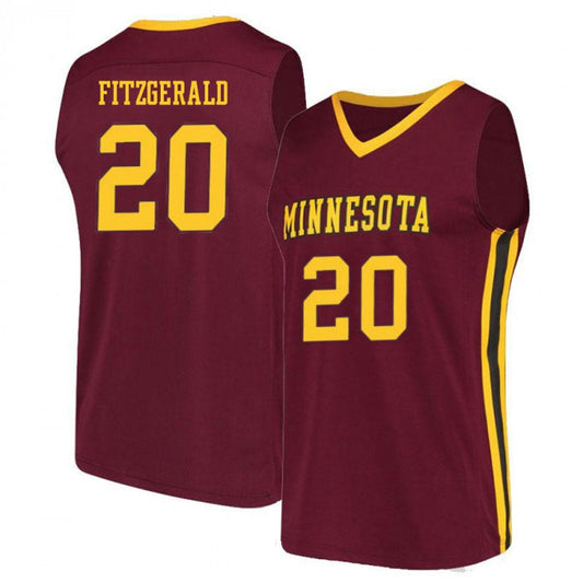 NCAAB Davonte Fitzgerald Minnesota Golden Gophers 20 Jersey