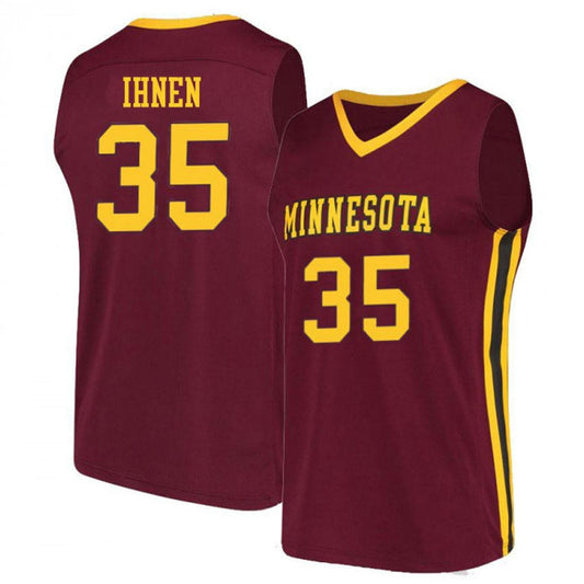 NCAAB Isaiah Ihnen Minnesota Golden Gophers 35 Jersey