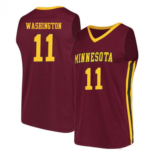 NCAAB Isaiah Washington Minnesota Golden Gophers 11 Jersey