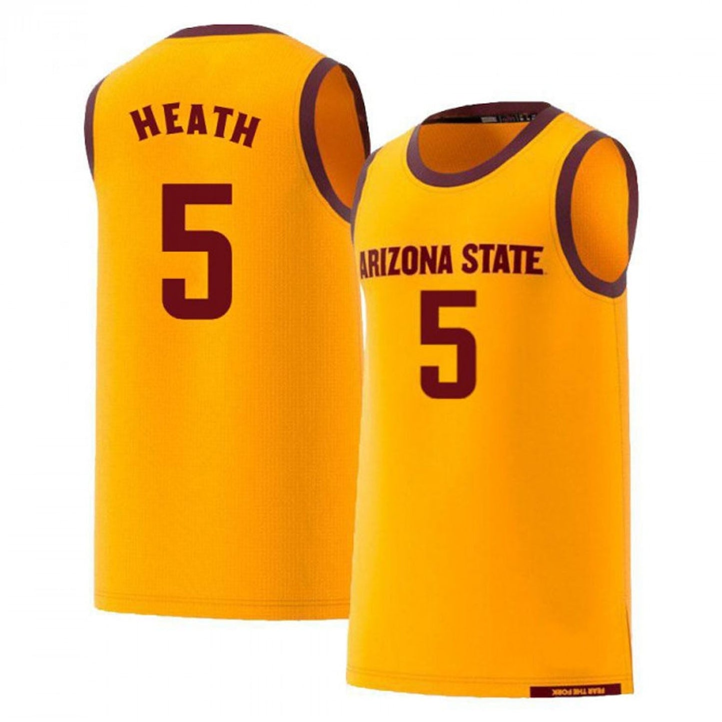NCAAB Jay Heath Arizona State Sun Devils 5 Jersey