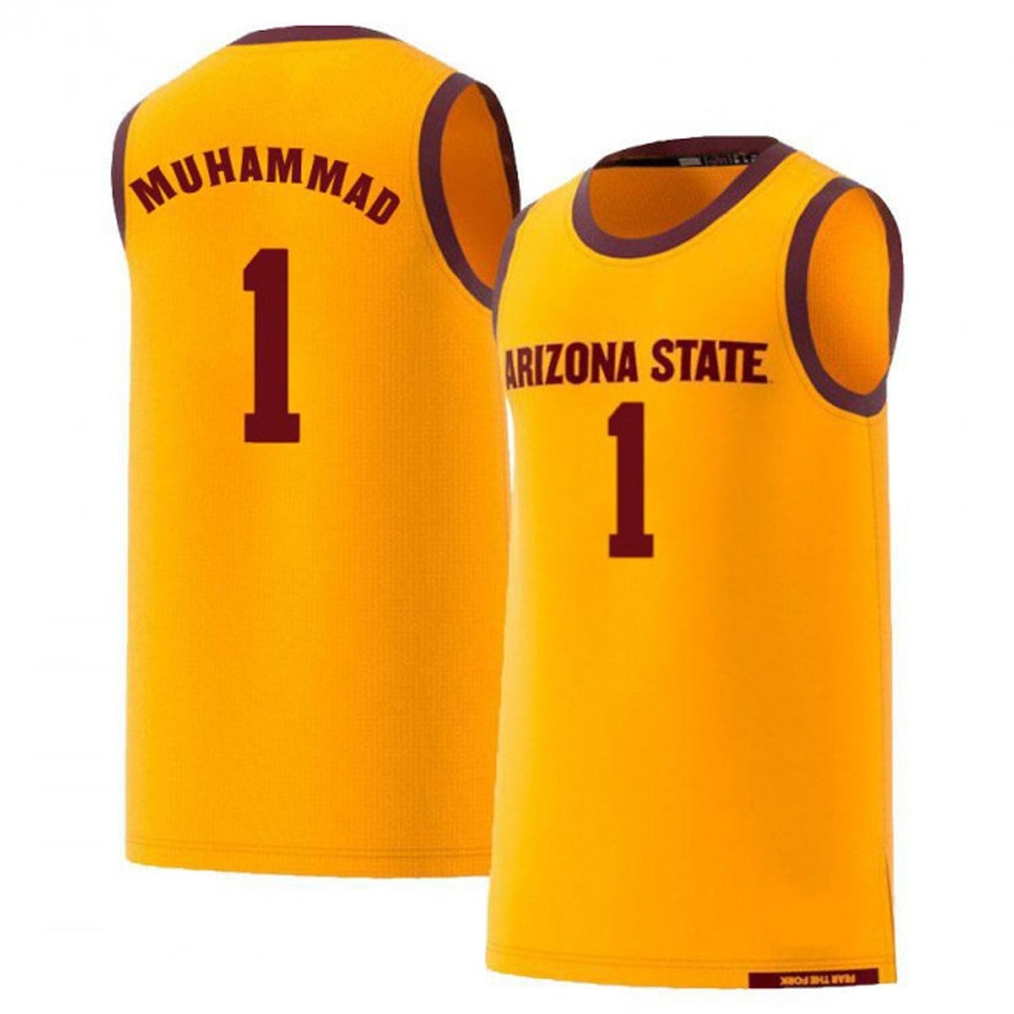 NCAAB Luther Muhammad Arizona State Sun Devils 1 Jersey