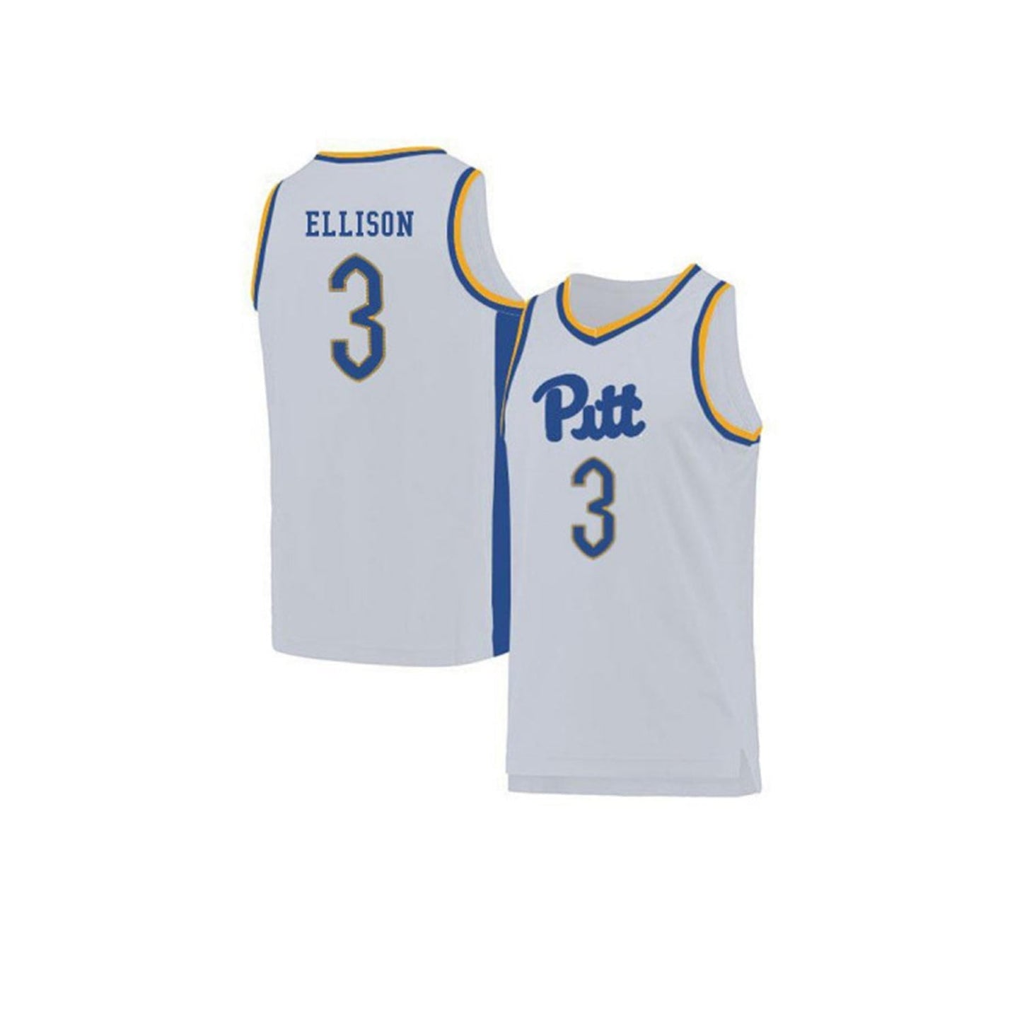 NCAAB Malik Ellison Pittsburgh Panthers 3 Jersey