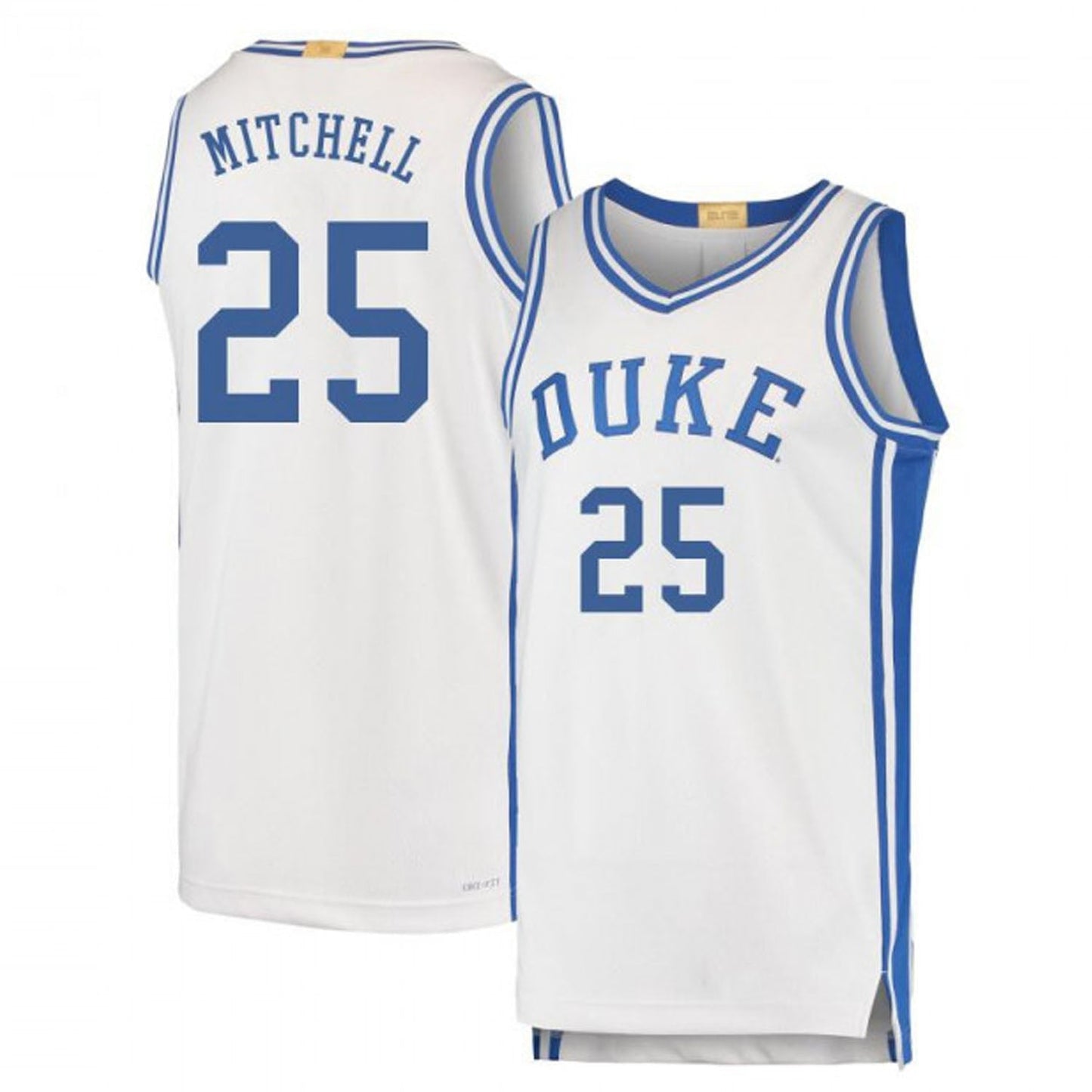 NCAAB Mark Mitchell Duke Blue Devils 25 Jersey