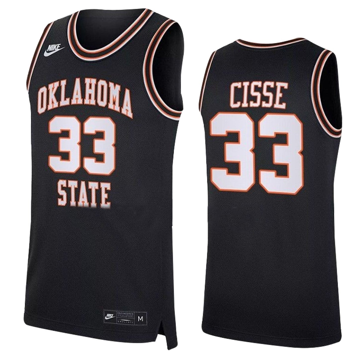 NCAAB Moussa Cisse OSU Cowboys 33 Jersey