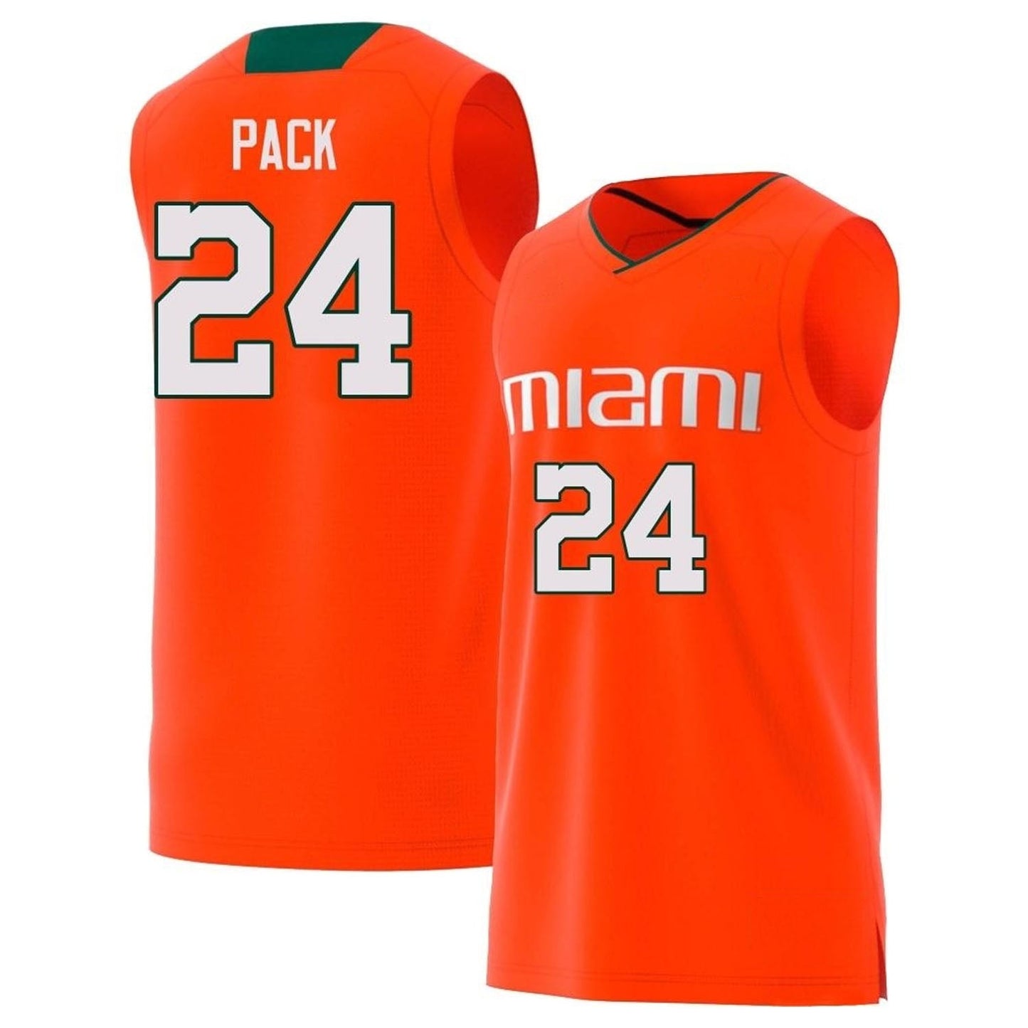 Nijel Pack Miami Hurricanes 24 Jersey