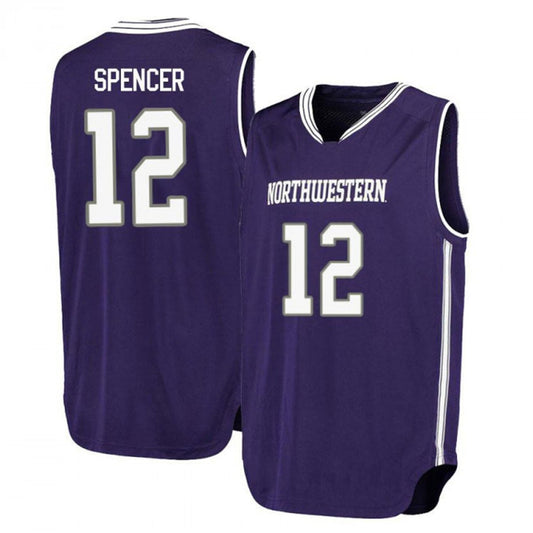 Pat Spencer Northwestern Wildcats 12 Jersey