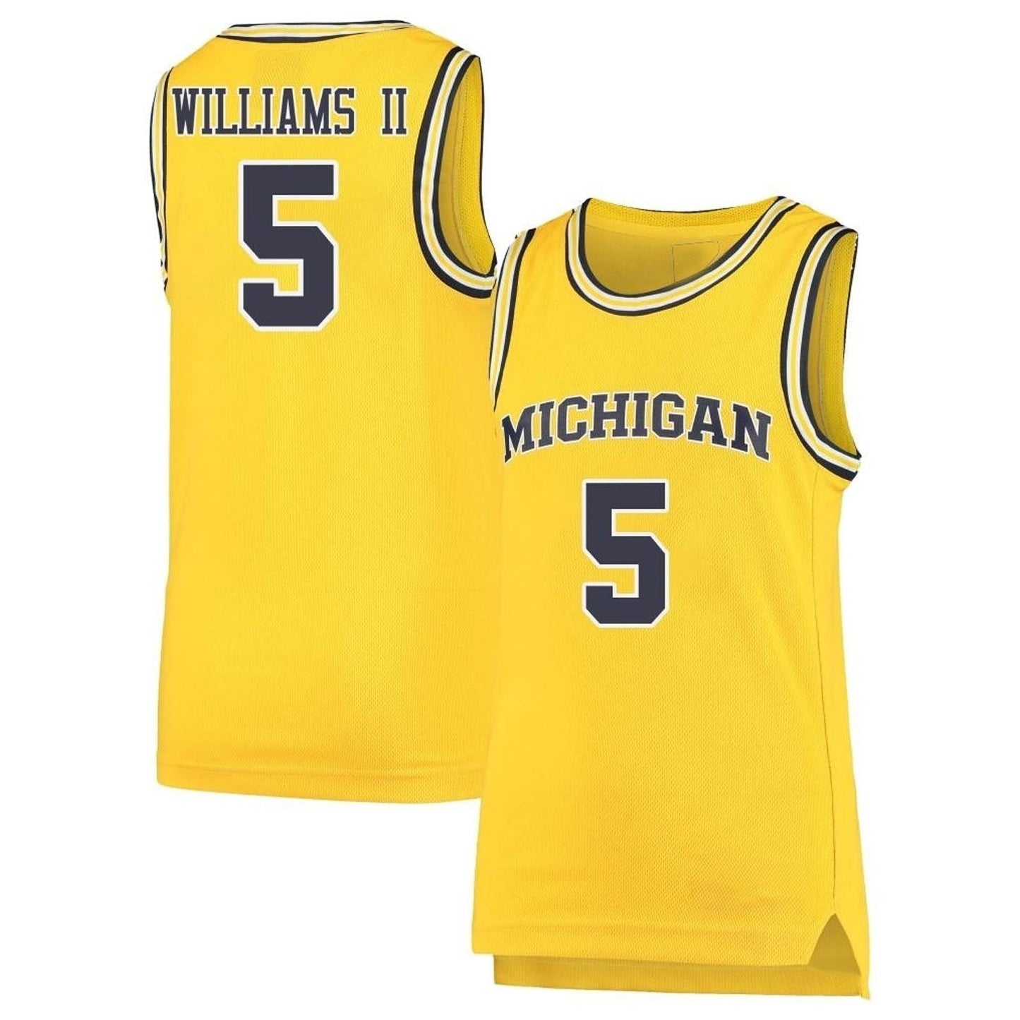 NCAAB Terrance Williams II Michigan Wolverines 5 Jersey