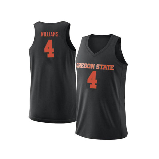 NCAAB Tre Williams Oregon State Beavers 4 Jersey