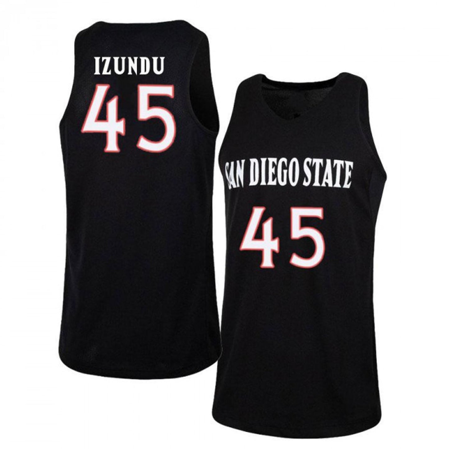 Valentine Izundu San Diego State Aztecs 45 Jersey