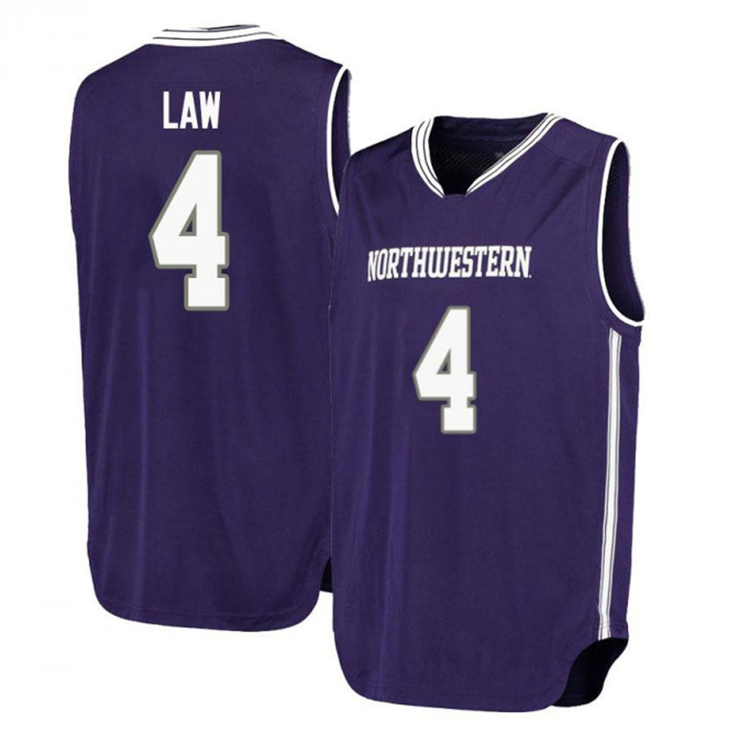 Vic Law Northwestern Wildcats 4 Jersey