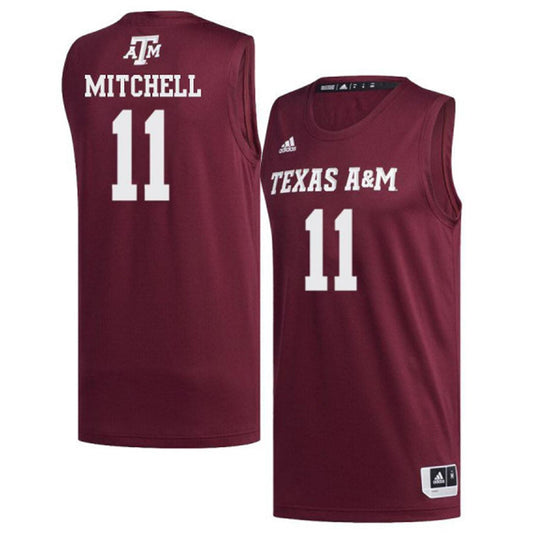 NCAAB Wendell Mitchell Texas A&M 11 Jersey