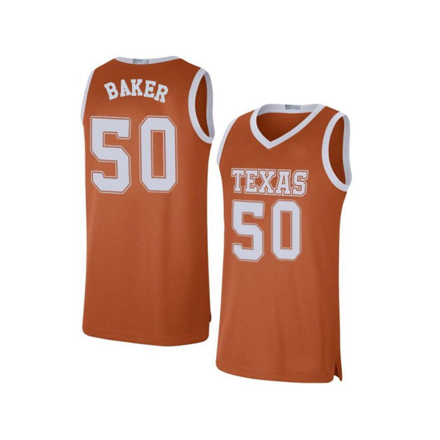 Will Baker Texas Longhorns 50 Jersey