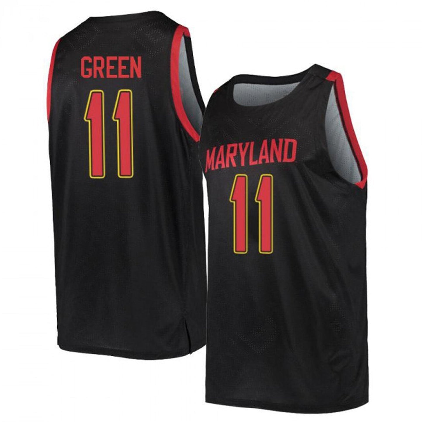 Xavier Green Maryland Terrapins 11 Jersey