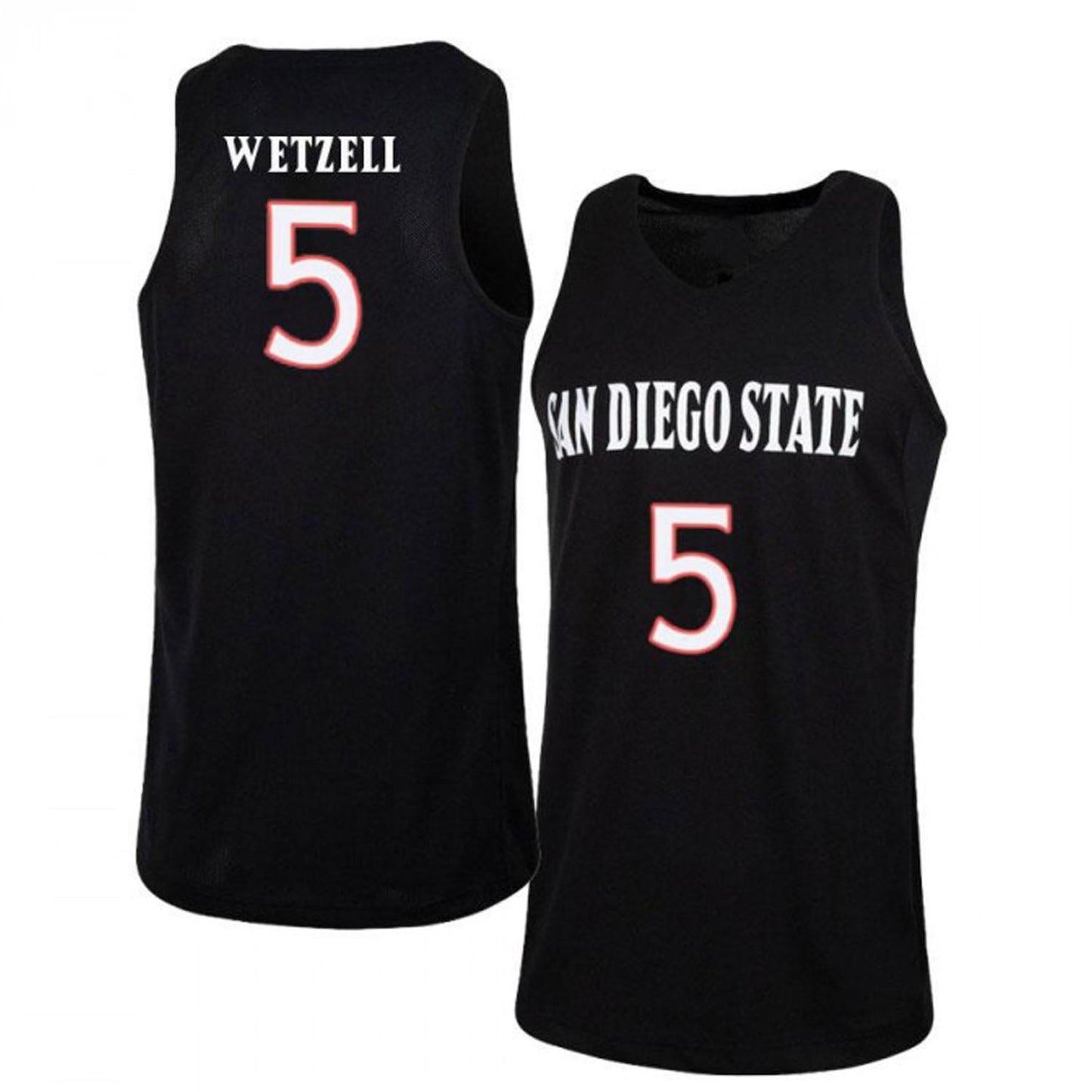 Yanni Wetzell San Diego State Aztecs 5 Jersey