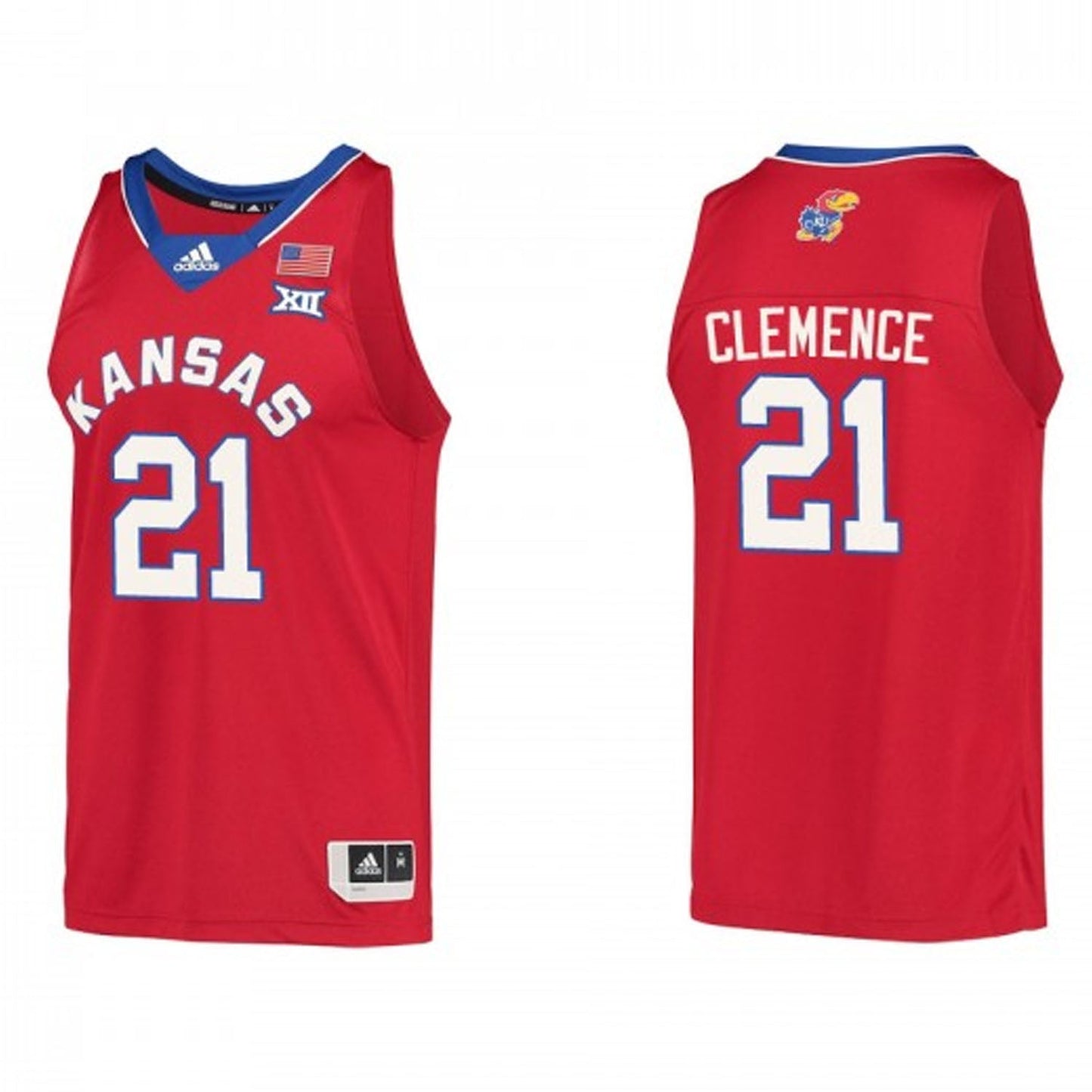 Zach Clemence Kansas Jayhawks 21 Jersey
