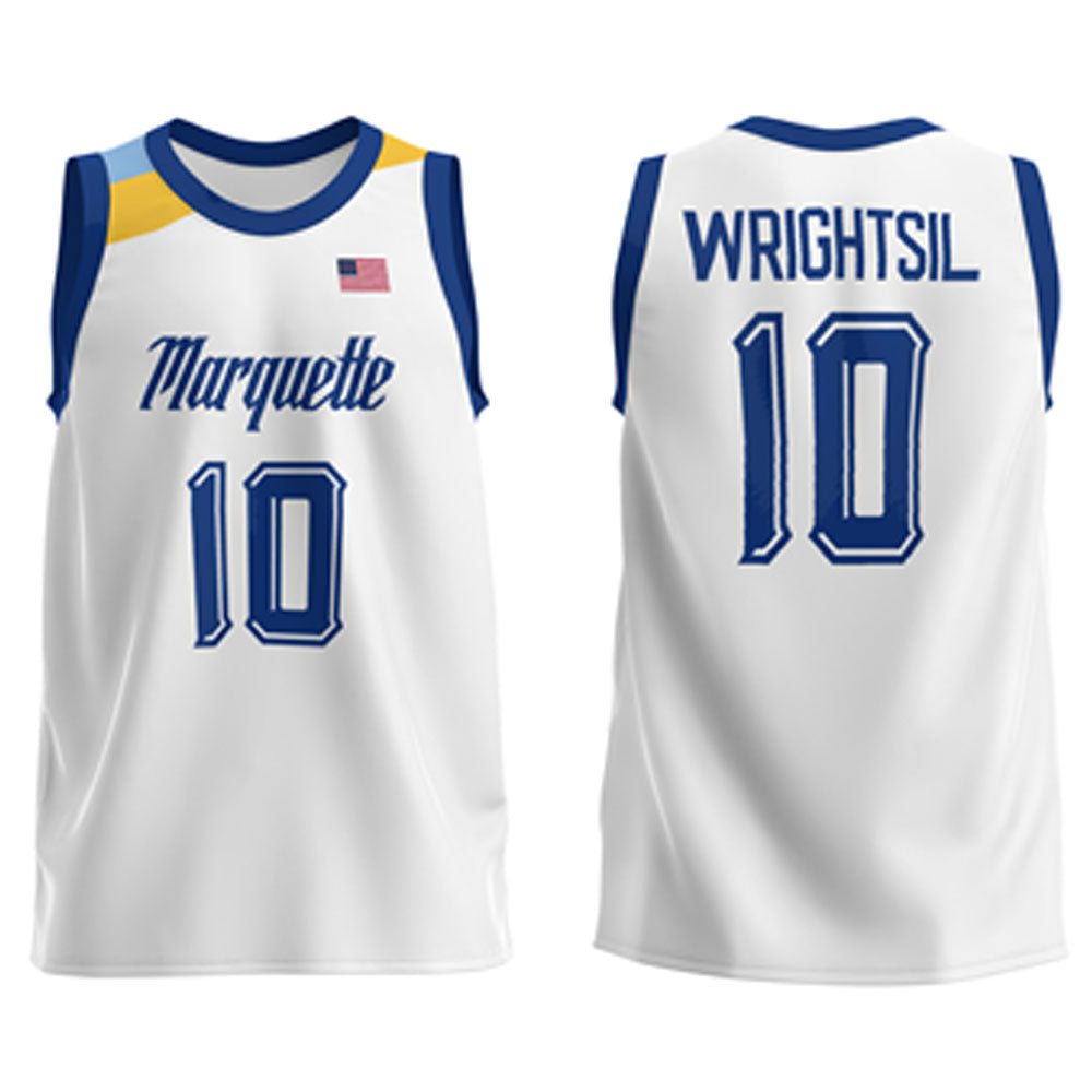 Zach Wrightsil Marquette Golden Eagles 10 Jersey