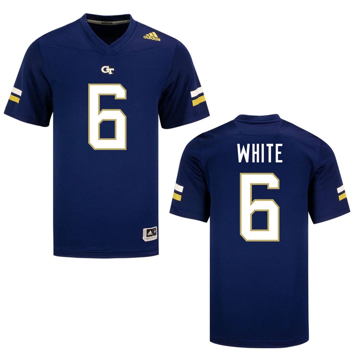 Keion White Georgia Tech Yellow Jackets 6 Jersey