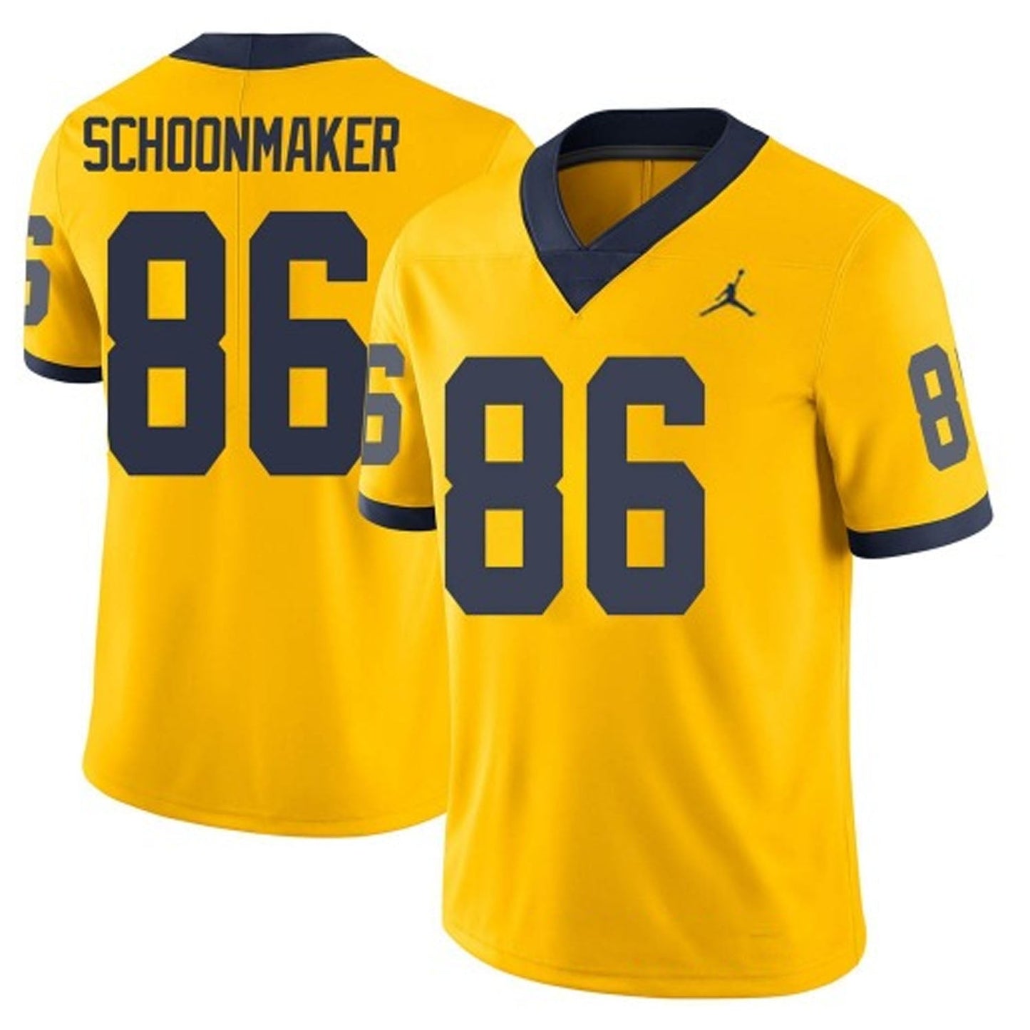 Luke Schoonmaker Michigan Wolverines 86 Jersey