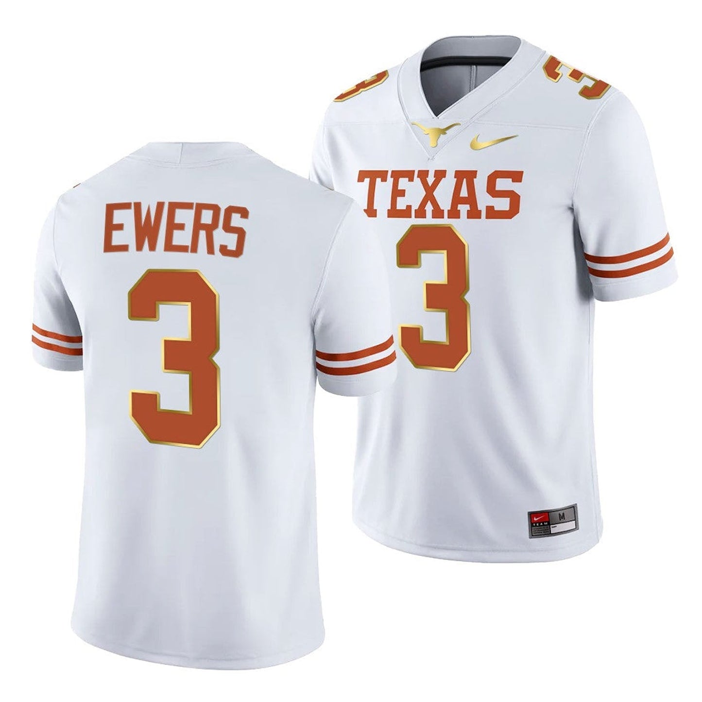 Quinn Ewers Texas Longhorns 3 Jersey