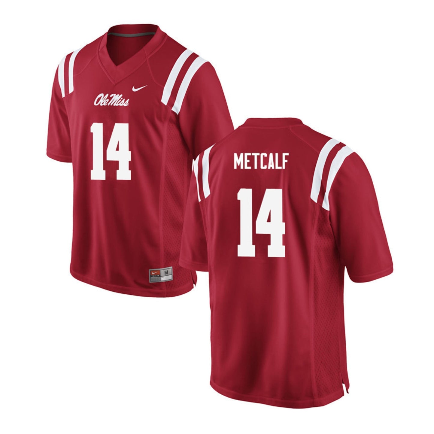 DK Metcalf Ole Miss Rebels 14 Jersey