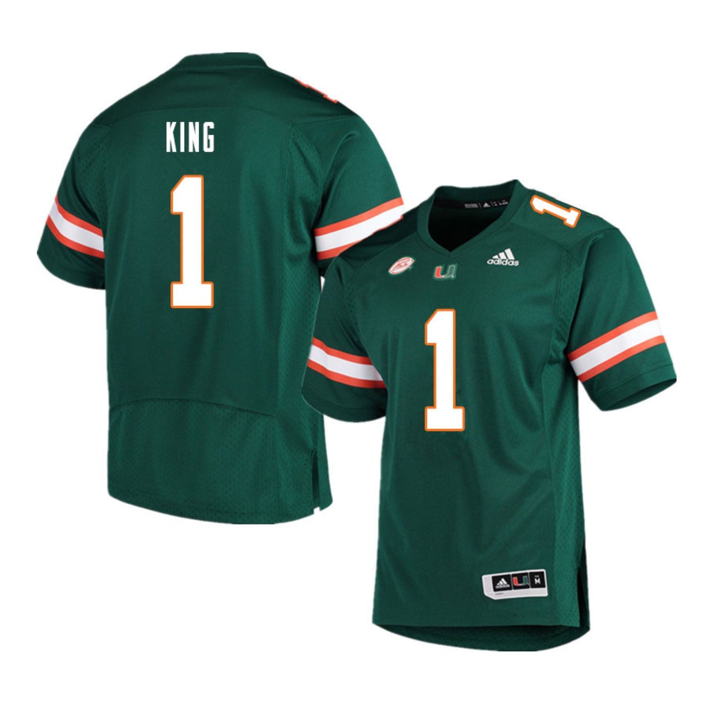 D'eriq King Miami Hurricanes 1 Jersey