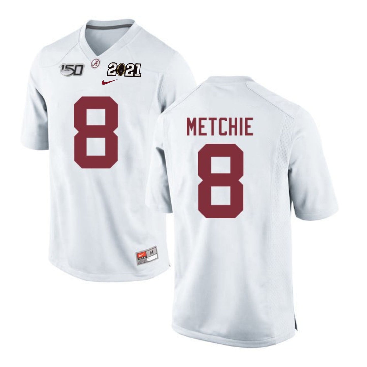 John Metchie III Alabama Crimson Tide 8 Jersey