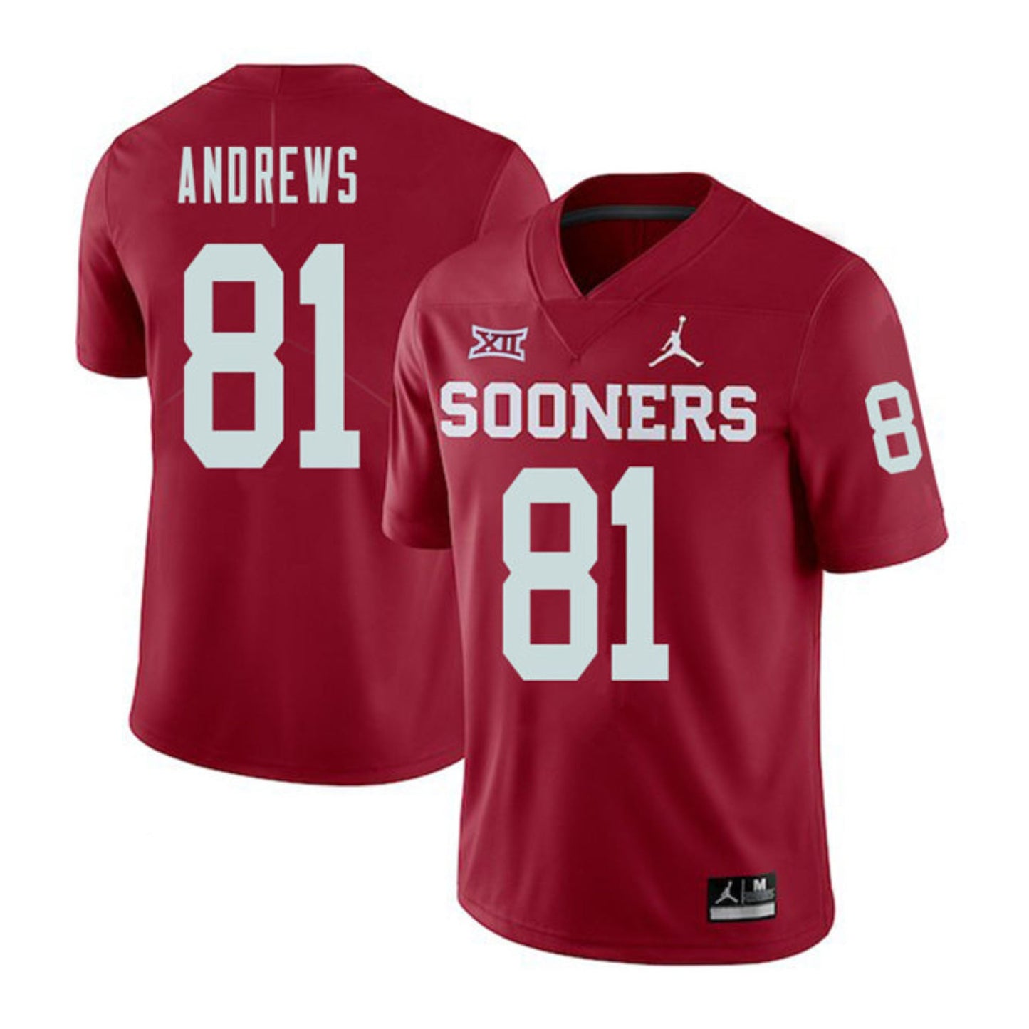 Mark Andrews Oklahoma Sooners 81 Jersey