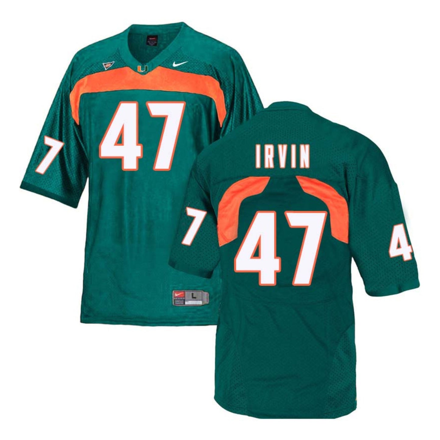 Michael Irvin Miami Hurricanes 47 Jersey