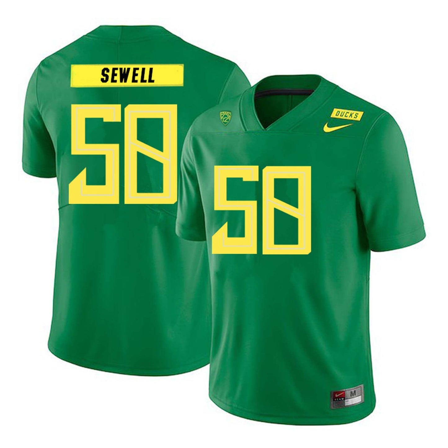 Penei Sewell Oregon Ducks 58 Jersey