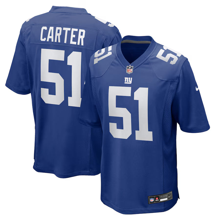 NFL Abdul Carter New York Giants 2025 NFL Draft First Round Pick Game Jersey