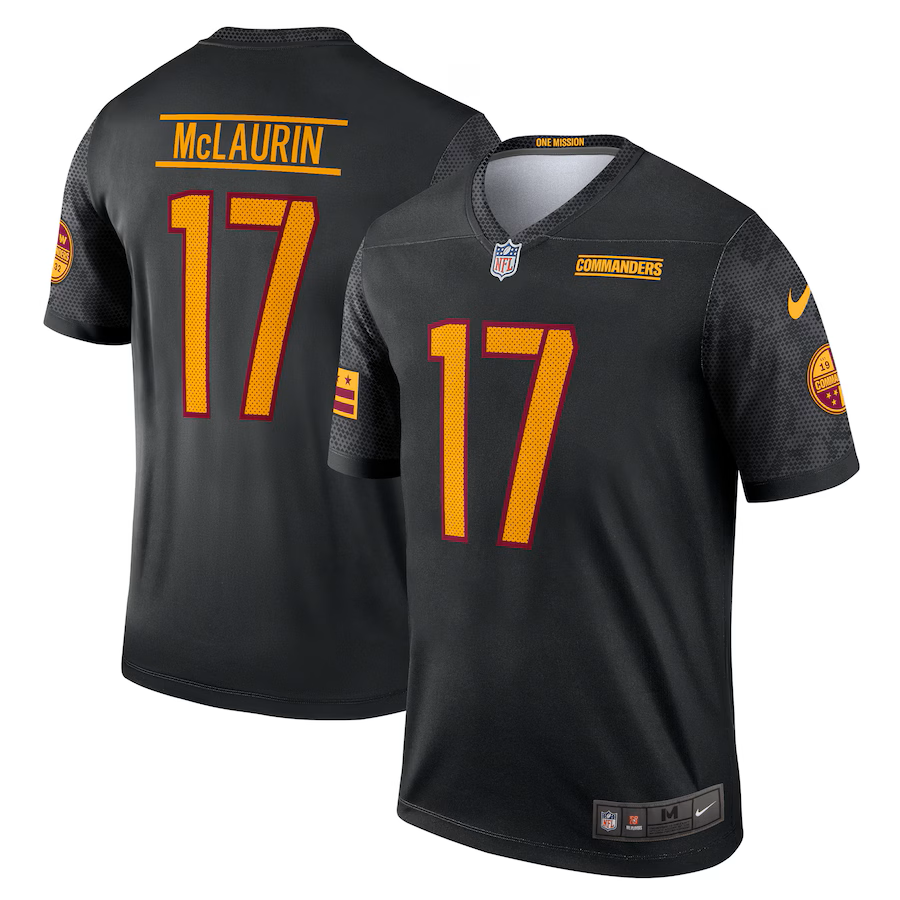 NFL Men's Washington Commanders Terry McLaurin Black Legend Player Performance Top - Sports Jersey Direct