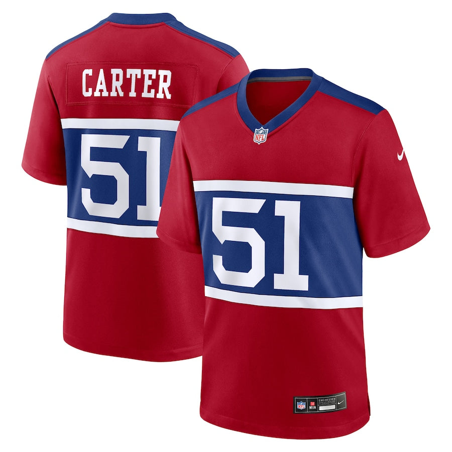 NFL Abdul Carter New York Giants 2025 NFL Draft First Round Pick Game Jersey
