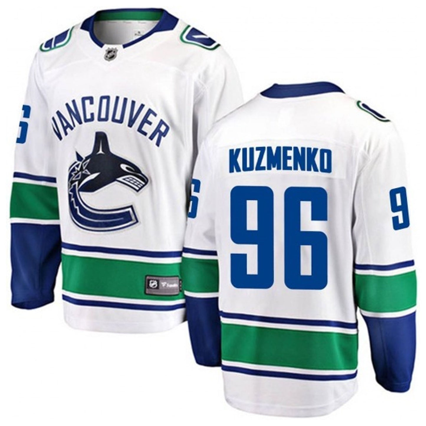 NHL Andrei Kuzmenko Vancouver Canucks 96 Jersey