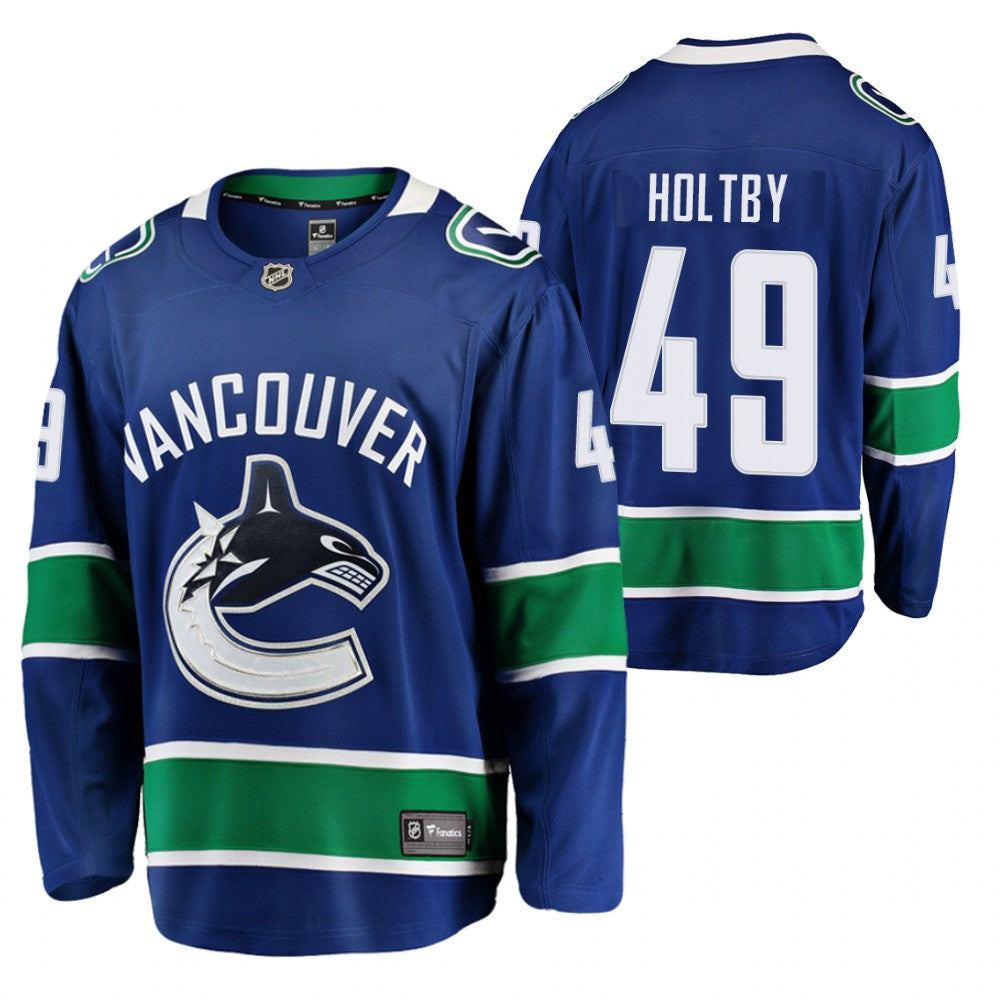 Braden Holtby Vancouver Canucks 49 Jersey