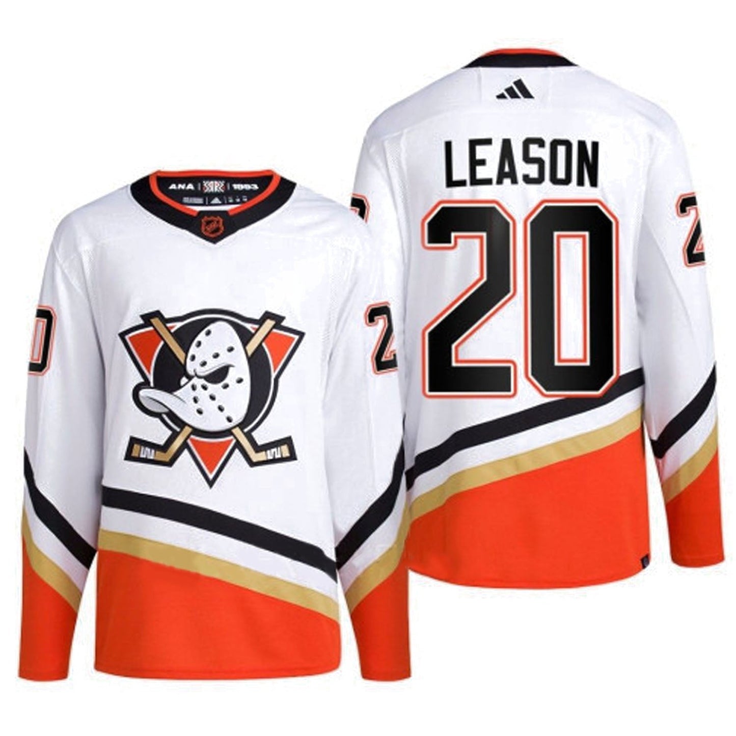 NHL Brett Leason Anaheim Ducks 20 Jersey