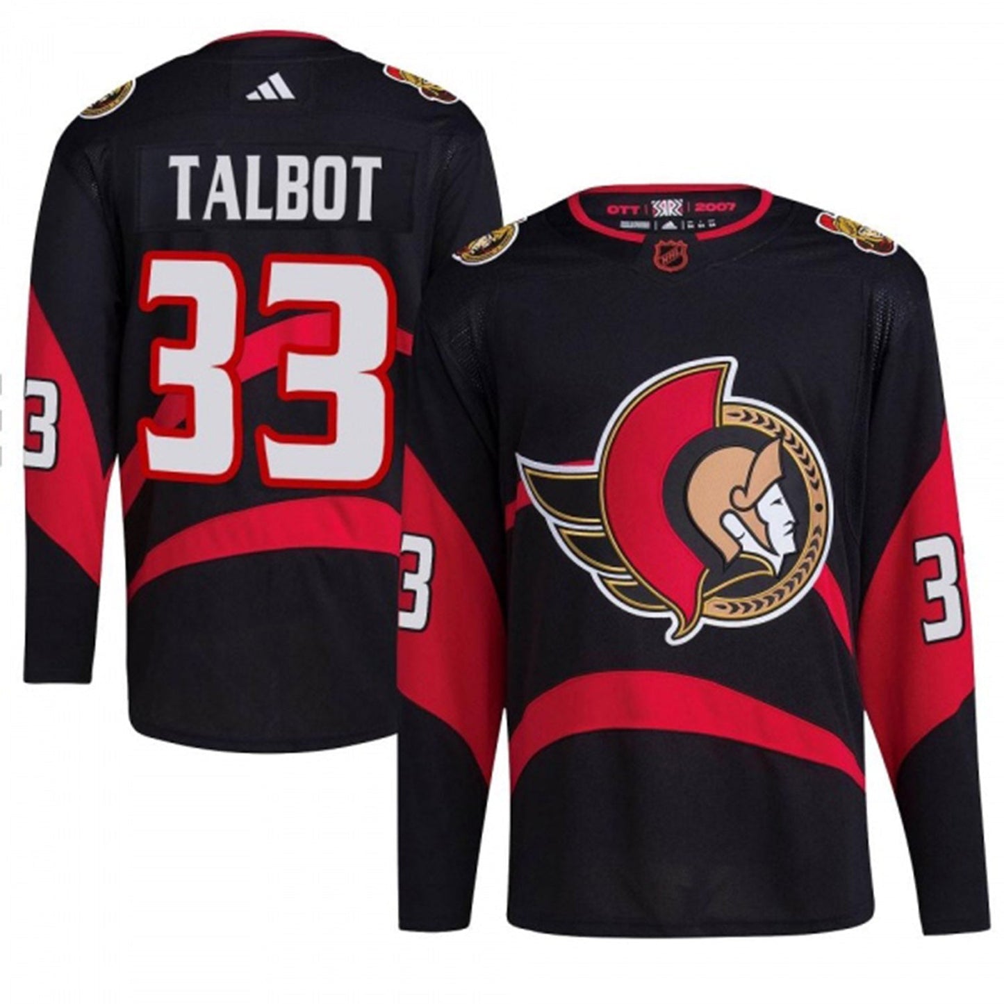 Cam Talbot Chicago Blackhawks 33 Jersey
