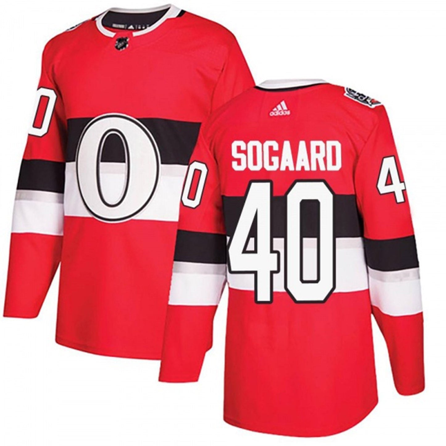 NHL Mads Sogaard Chicago Blackhawks 40 Jersey