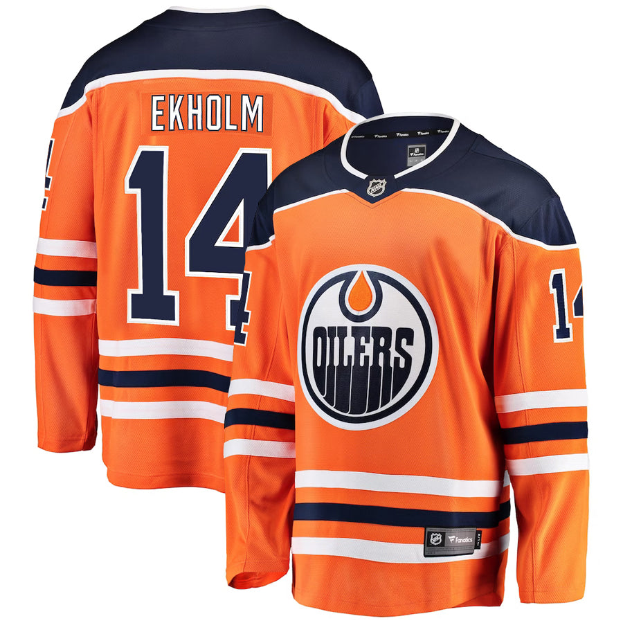NHL Mattias Ekholm Edmonton Oilers 14 Jersey