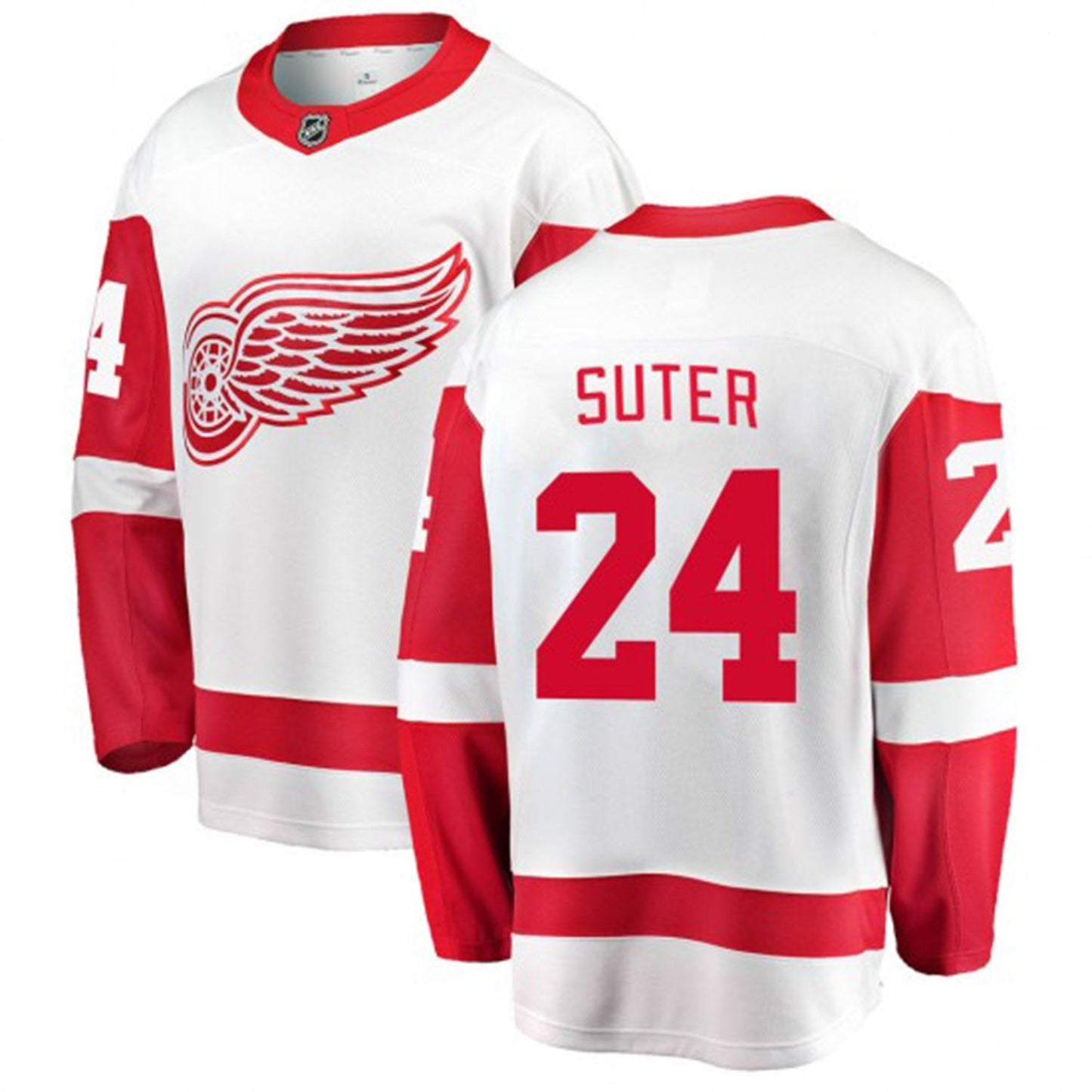 NHL Pius Suter Detroit Red Wings 24 Jersey