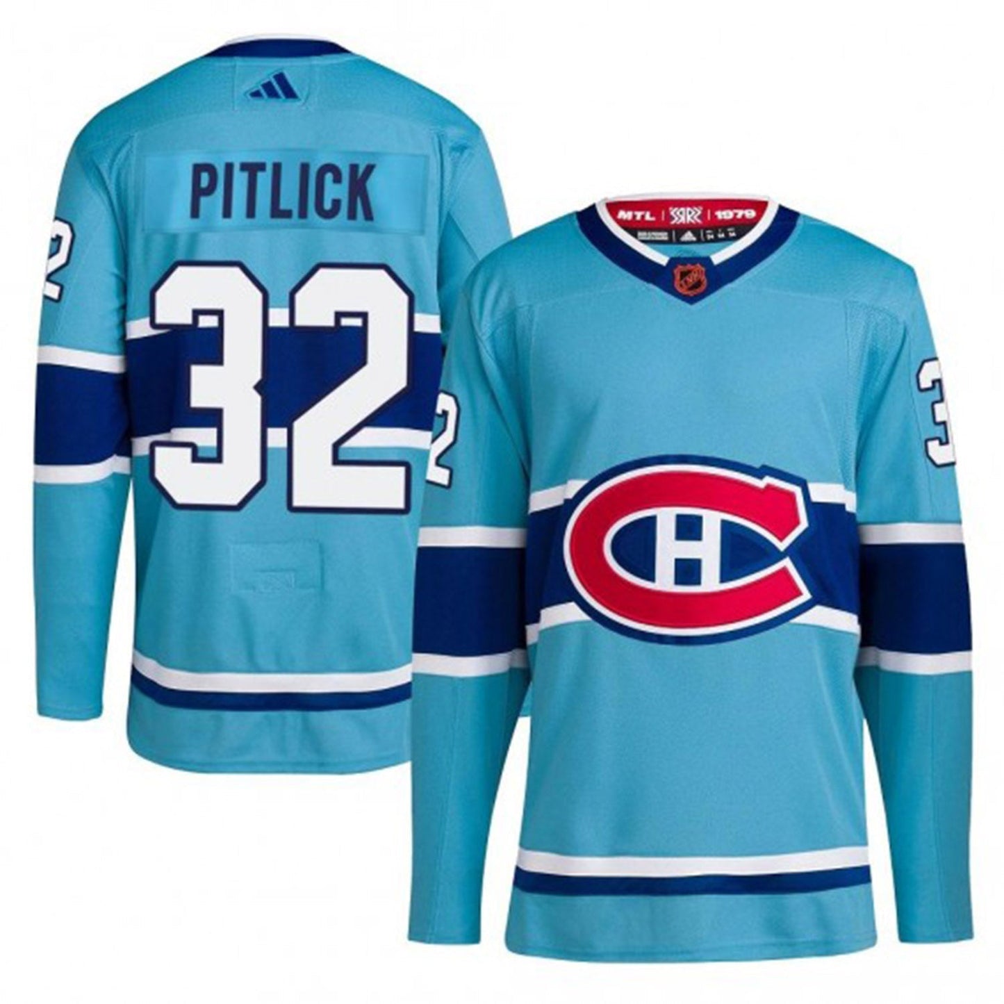 NHL Rem Pitlick Montreal Canadiens 32 Jersey
