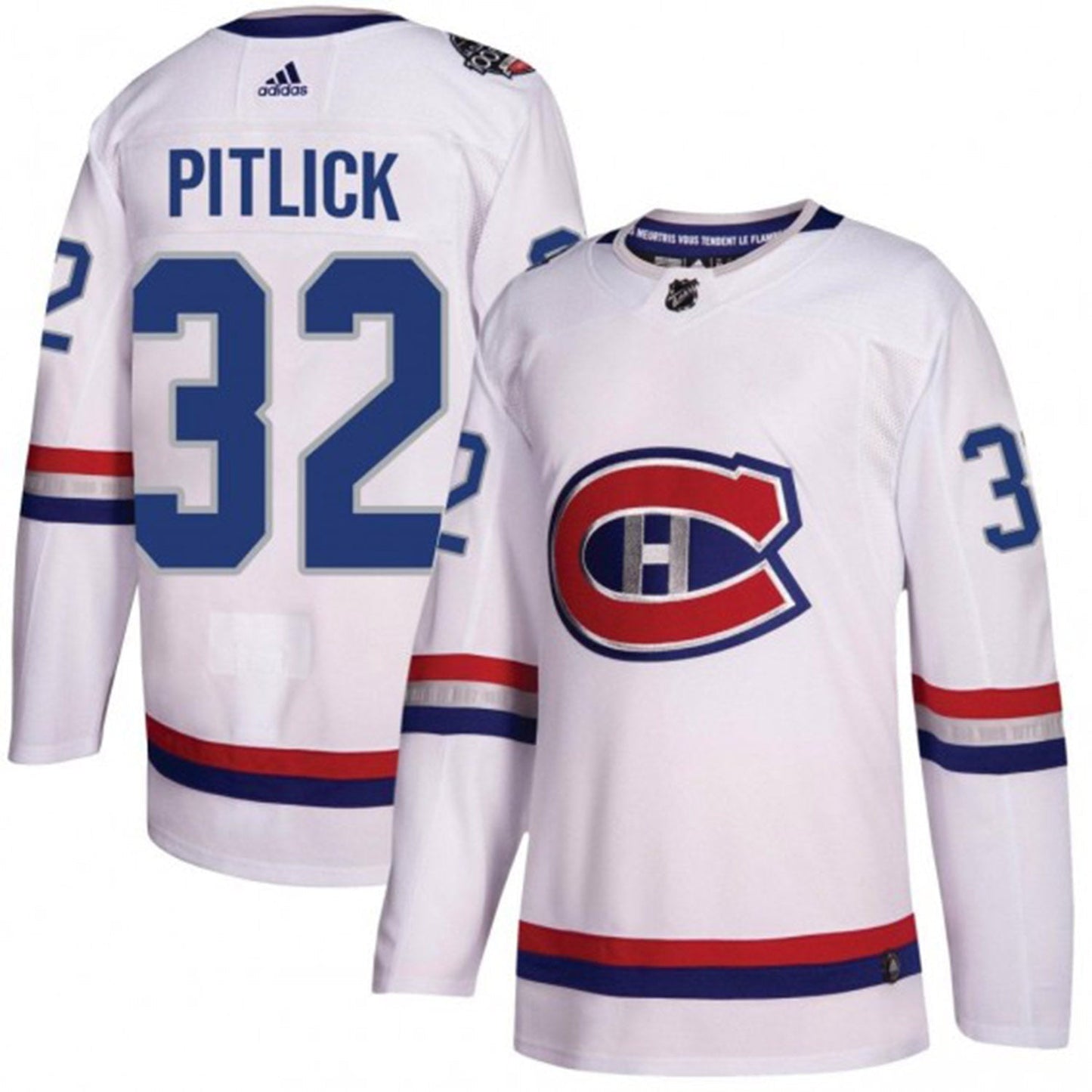 NHL Rem Pitlick Montreal Canadiens 32 Jersey