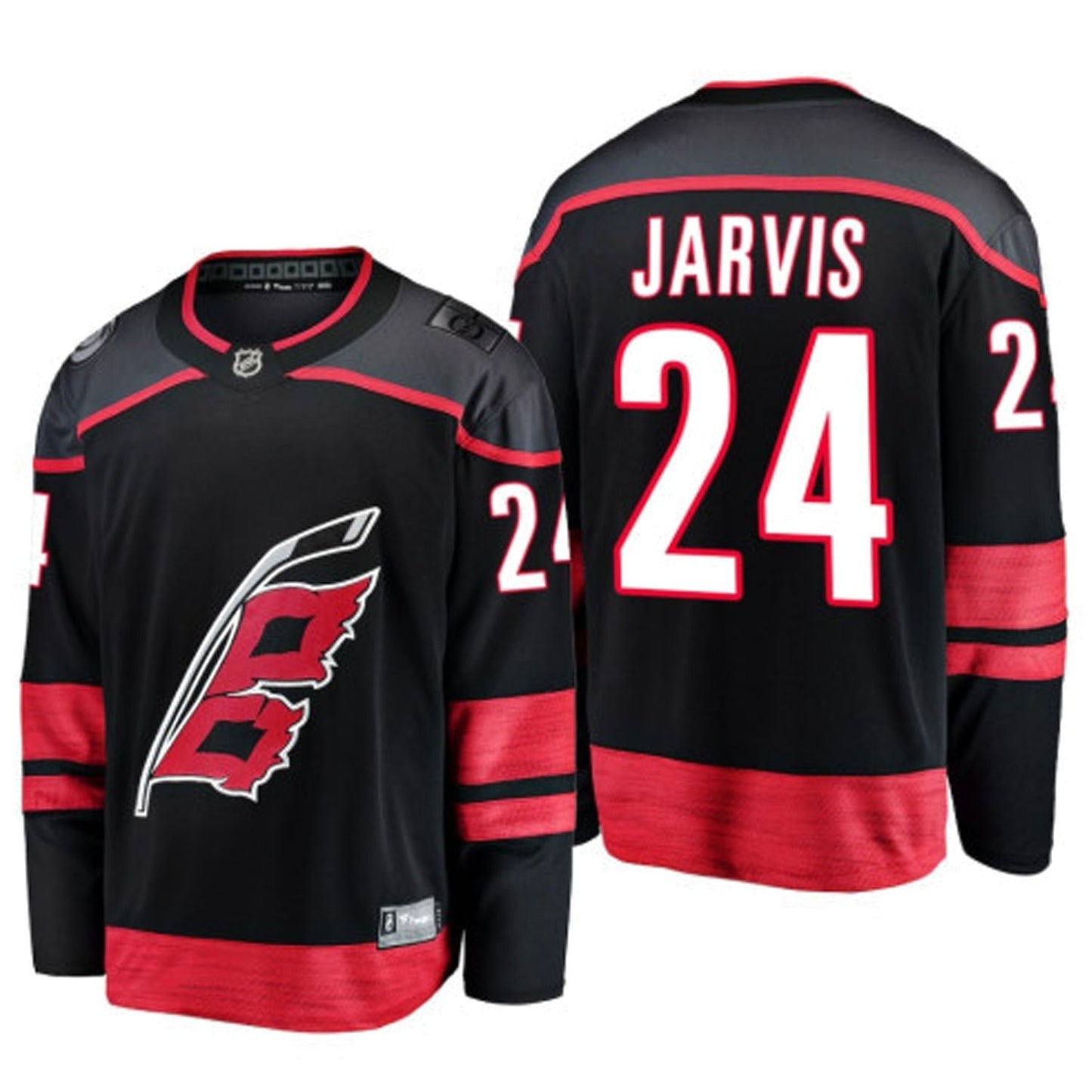 NHL Seth Jarvis Carolina Hurricanes 24 Jersey