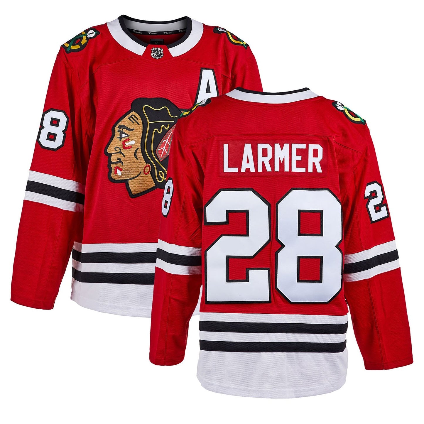 NHL Steve Larmer Chicago Blackhawks 28 Jersey