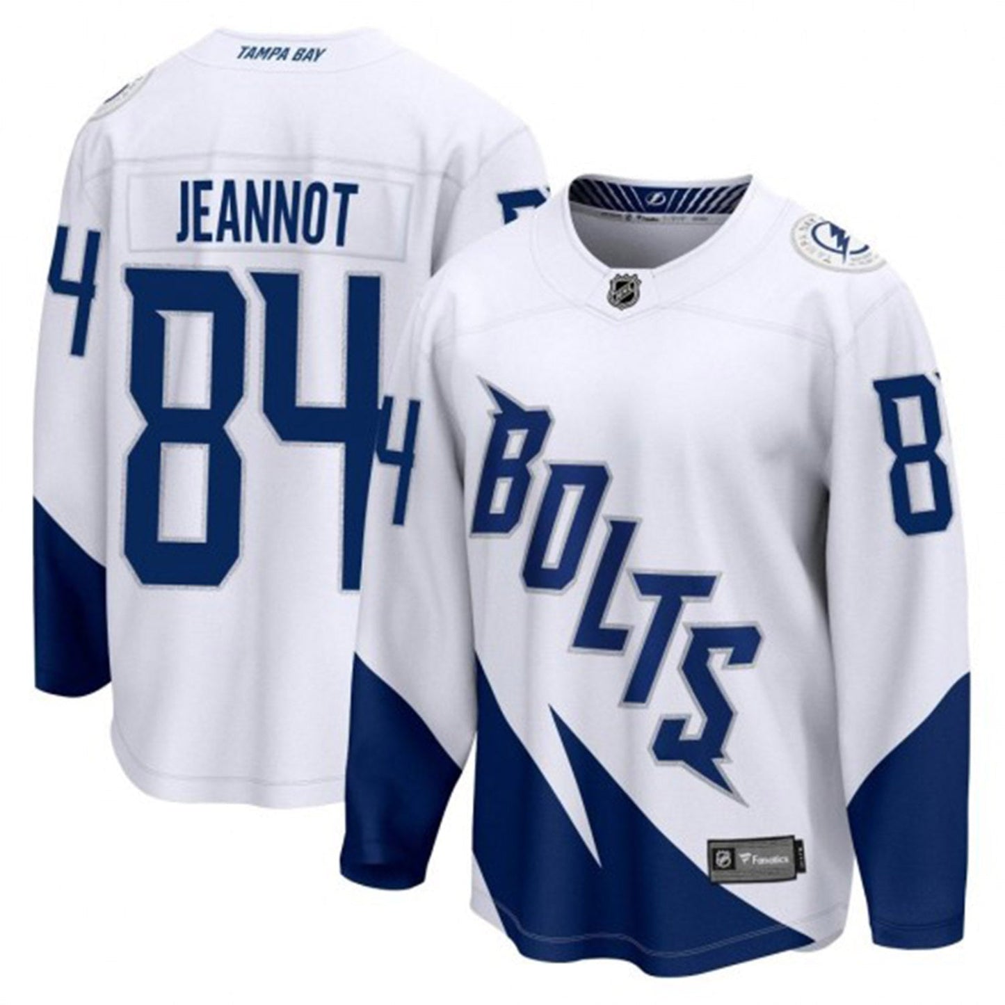 NHL Tanner Jeannot Tampa Bay Lightning 84 Jersey