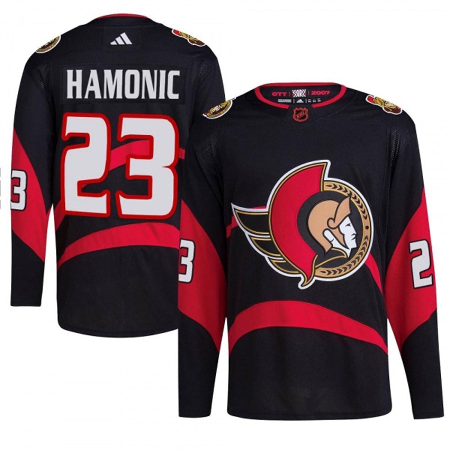 Travis Hamonic Chicago Blackhawks 23 Jersey