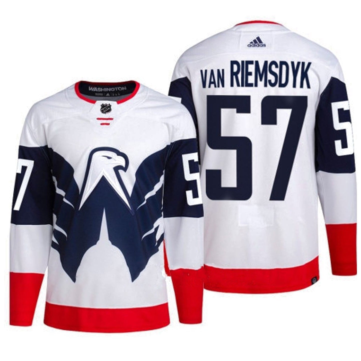 NHL Trevor van Riemsdyk Washington Capitals 57 Jersey