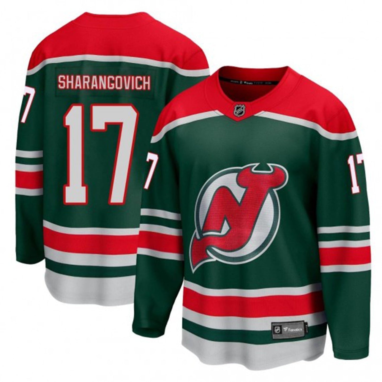 NHL Yegor Sharangovich New Jersey Devils 17 Jersey