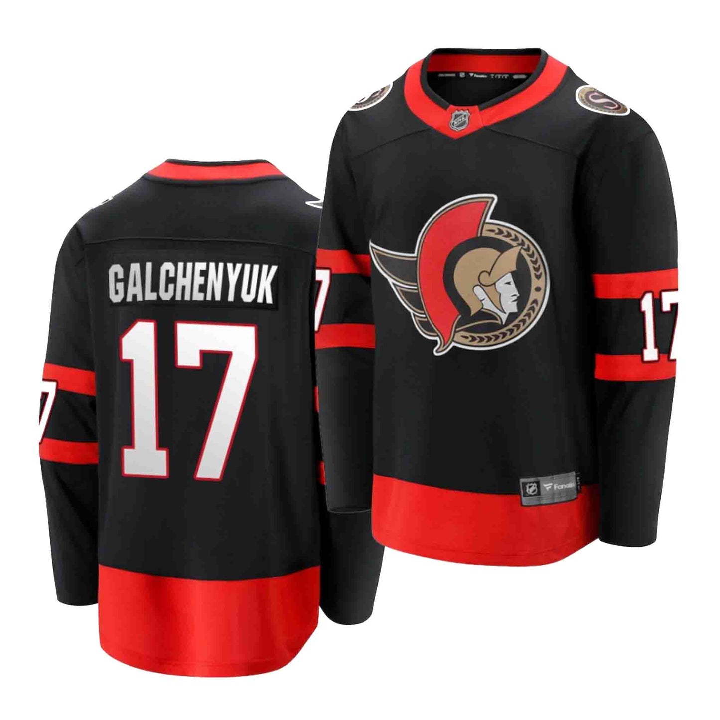 NHL Alex Galchenyuk Ottawa Senators 17 Jersey